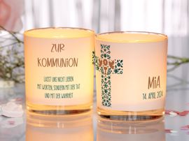 Windlicht zur Kommunion