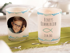 Windlicht zur Kommunion