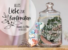 Keksglas als Geldgeschenk