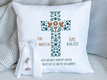 Kissen als Geldgeschenke zur Konfirmation