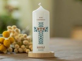 Personalisierte Kerze