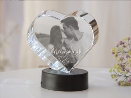 Romantisches Glasherz