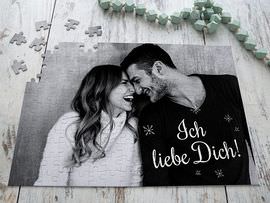 Romantisches Fotopuzzle