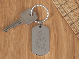 Schlüsselanhänger mit Gravur