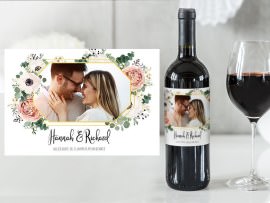 Weinetikett zum Jahrestag