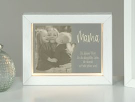 Foto im Leuchtrahmen Muttertag