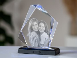 Glaskristall Geschenkidee Muttertag