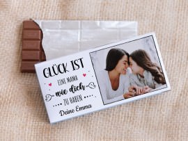 Schokolade mit Motiv