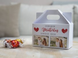 Personalisierte Süßigkeitenbox zum Muttertag