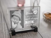 Glaskachel mit Foto