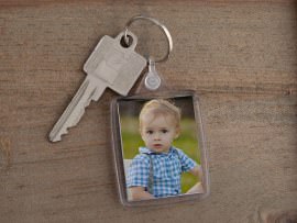Acryl-Schlüsselanhänger mit Foto