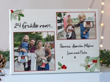 Adventskalender Collage 24 Grüße