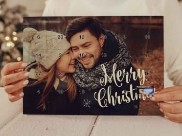 Adventskalender mit Druck