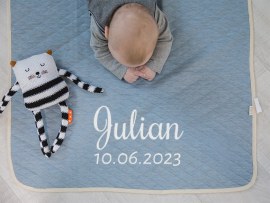 Babydecke Größe Stick