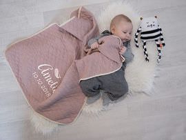 Kuschelige Babydecke mit Namen