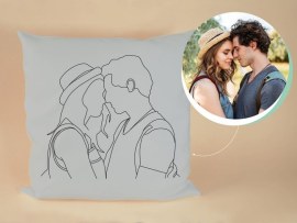 Kissen mit Lineart-Stick