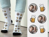Bier-Socken mit Foto