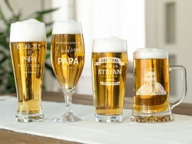 Biergläser mit Gravur Sortiment