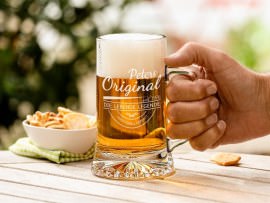 Bierkrug mit individueller Gravur