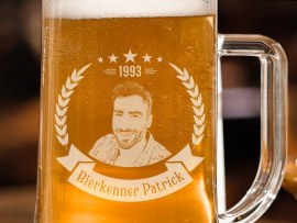 Bierglas zum Geburtstag