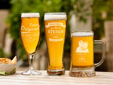 Bierglas gravieren lassen