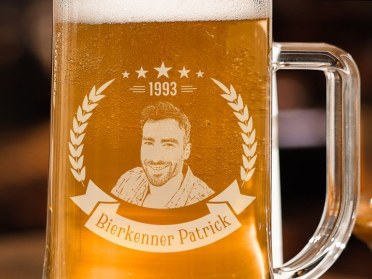 Bierglas gravieren lassen
