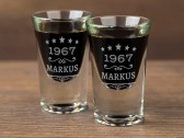 Schnapsglas mit Gravur