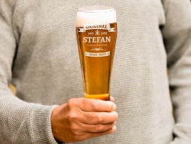 Weizenbierglas mit Namensgravur