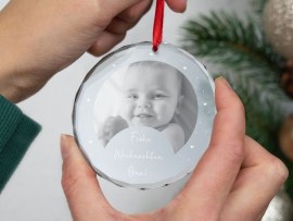 Deko-Glasanhänger mit Foto