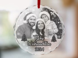 Deko-Glasanhänger Weihnachten