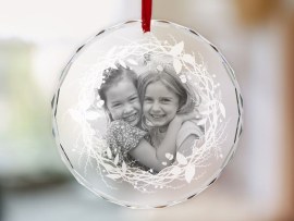 Deko-Geschenkanhänger mit Fotogravur