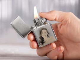 Feuerzeug mit Foto