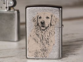 Feuerzeug mit Fotogravur