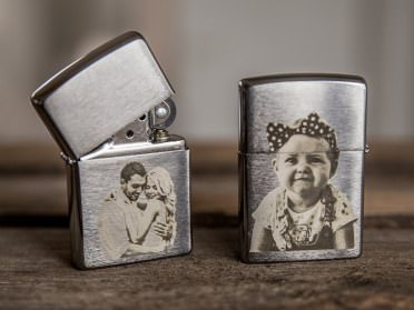 Zippo Feuerzeug mit Foto graviert
