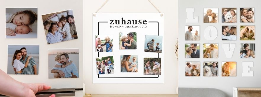 Fotowand mit FOBO Fotokacheln