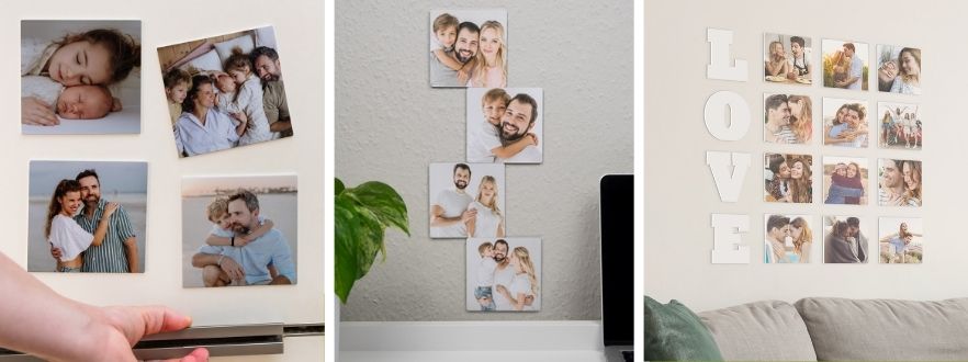 Fotowand mit FOBO Fotokacheln