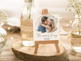 FOBO Staffelei Hochzeit Tischdeko