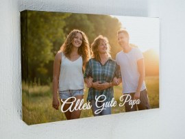 Fotoleinwand Papa