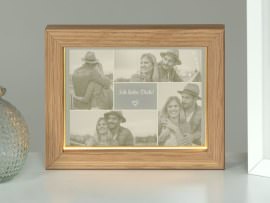 Foto im Leuchtrahmen Motiv Liebe