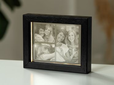 Leuchtbilderrahmen schwarz