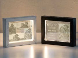 Foto im Leuchtrahmen