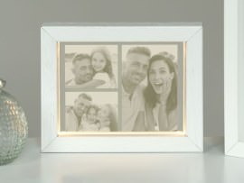 Foto im Leuchtrahmen Motiv Foto-Collage