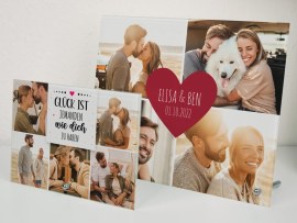 Fotoaufsteller aus Glas Sortiment