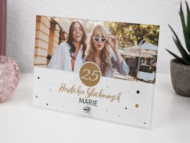 Glasaufsteller Robust und widerstandsfähig