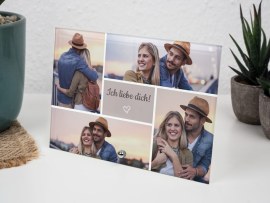 Fotoaufsteller mit Pärchenfotos