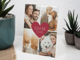 Fotoaufsteller Portrait Liebe