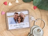 Personalisierter Acryl-Schlüsselanhänger