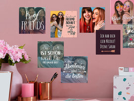 Spruchkacheln als Free Printable