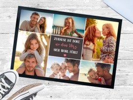 Fußmatte mit Fotos gestalten