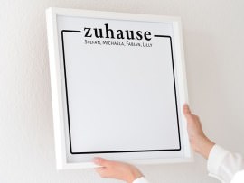 Galerierahmen Motiv Zuhause